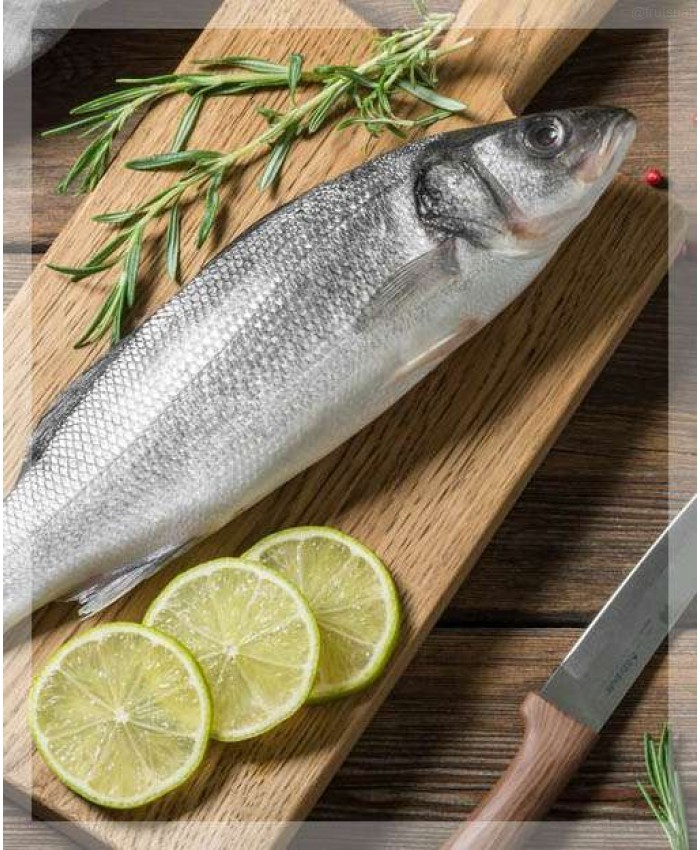 Рыба охлаждённая, Сибас, морская, непотрошёная