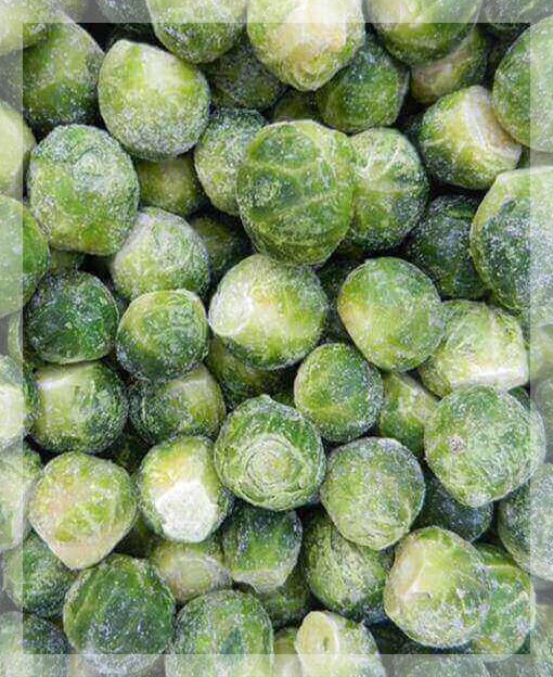 Овощи замороженные, Капуста брюссельская, целый, свежезамороженный