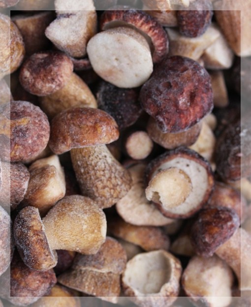 Грибы замороженные, Белый гриб, целый