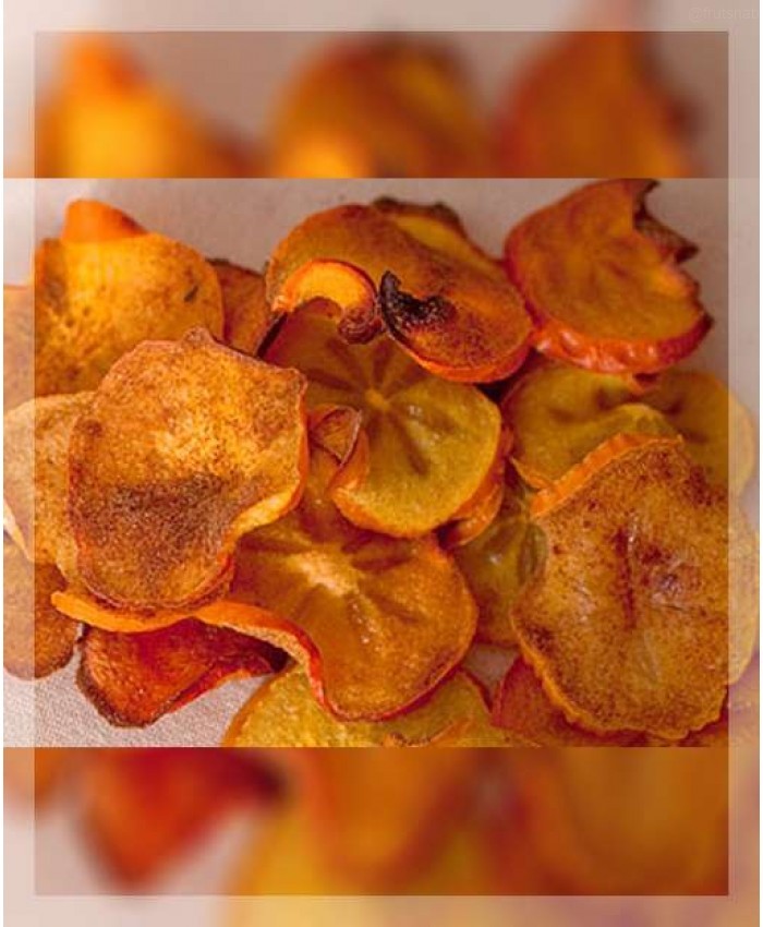Фрукты, ягоды сушёные, Хурма, дольки, чипсы