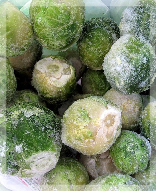 Овощи замороженные, Капуста брюссельская, целый, свежезамороженный