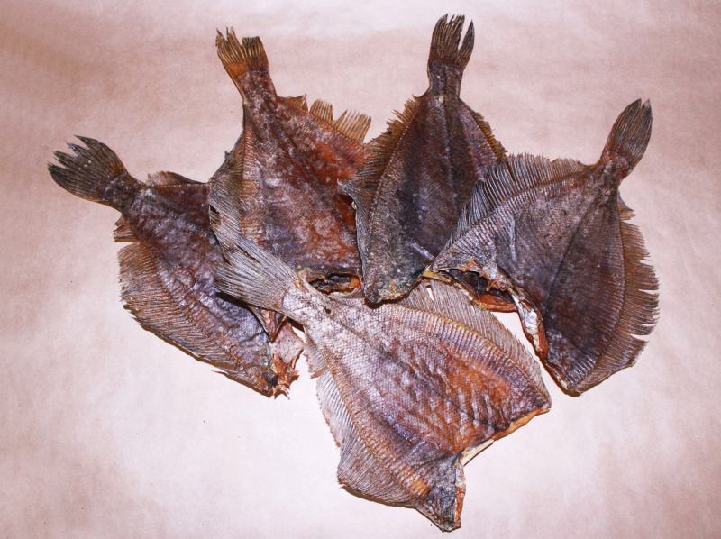 Рыбы вяленая, Ёрш-камбала, обезглавленная потрошеная