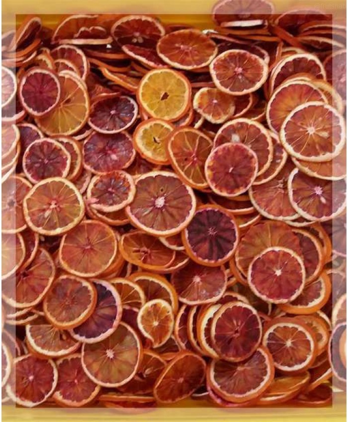 Фрукты, ягоды сушёные, Апельсин красный, сушёный, чипсы